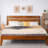 Acacia Premium Emery Solid Wood Platform Bed Frame with Headboard Included, No Box Spring Needed, Weight Capacity 800lb.-273631666-273631664