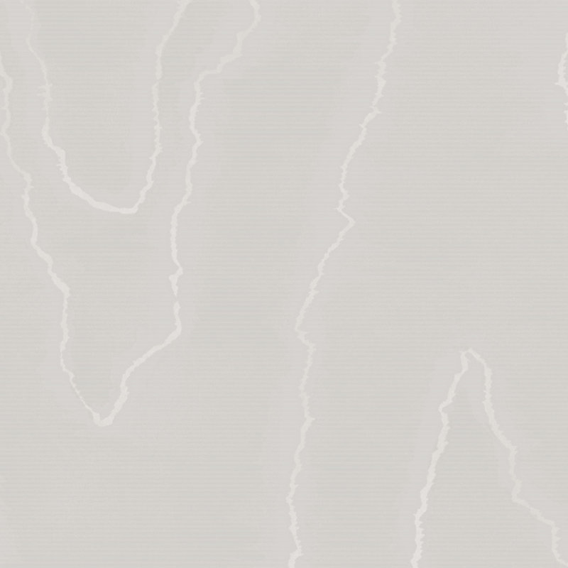 Landscape Plains Watered Silk Abstract Wallpaper Roll, Gray
