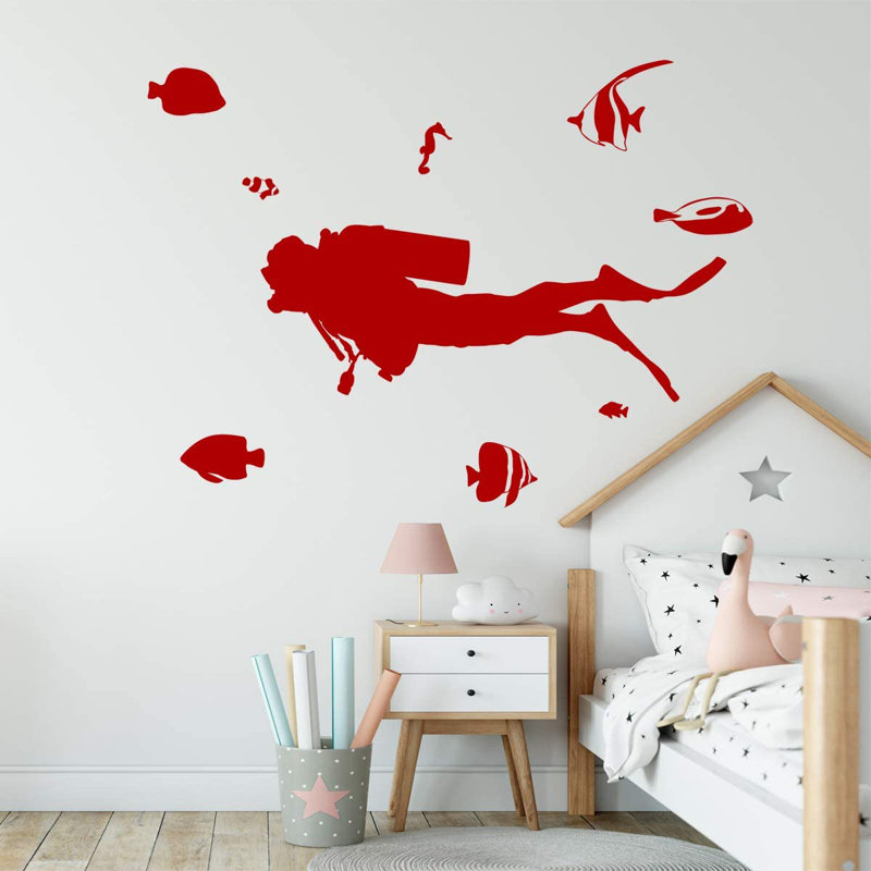 Wall Decal, Burgundy