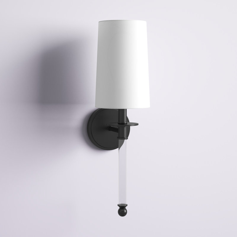 Addi Armed Sconce, Matte Black