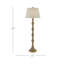 Lampe sur pied 66 po Bourgeon