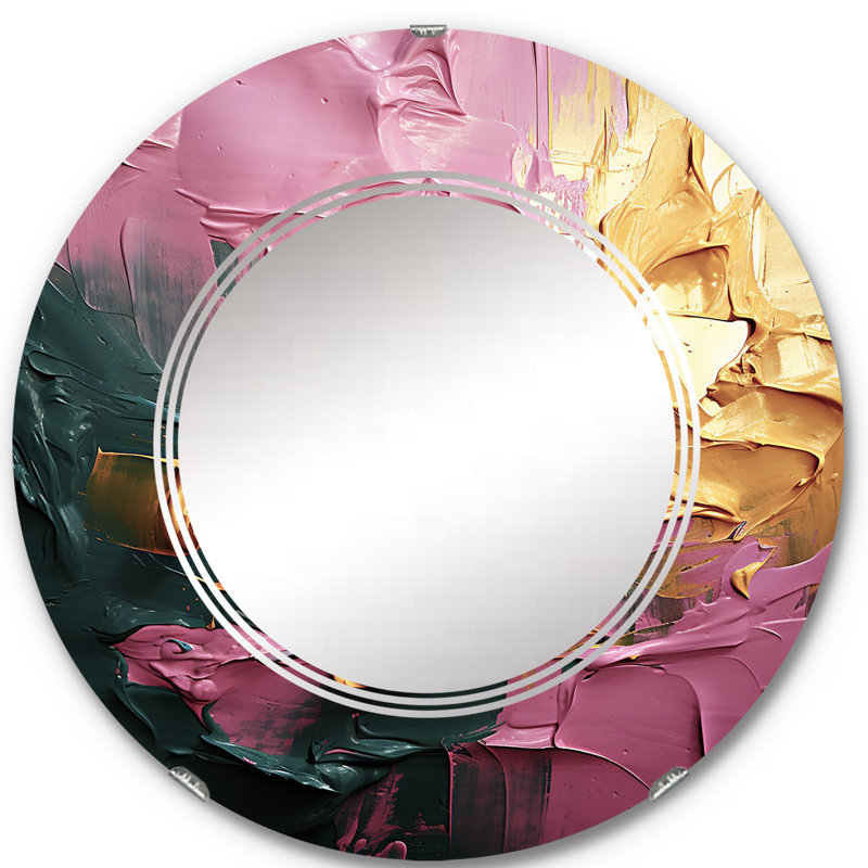 Arae Circle Wall Mirror, 24" x 24"