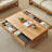Simple solid wood storage coffee table-1906064951