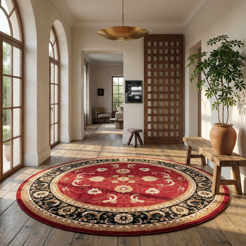 Abdoulaye Synthetic Washable Rug, Rectangle 2'8" x 10'