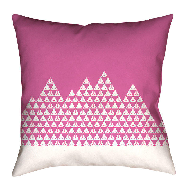 Coussin Katelyn Elizabeth, Rose, 28 po x 28 po