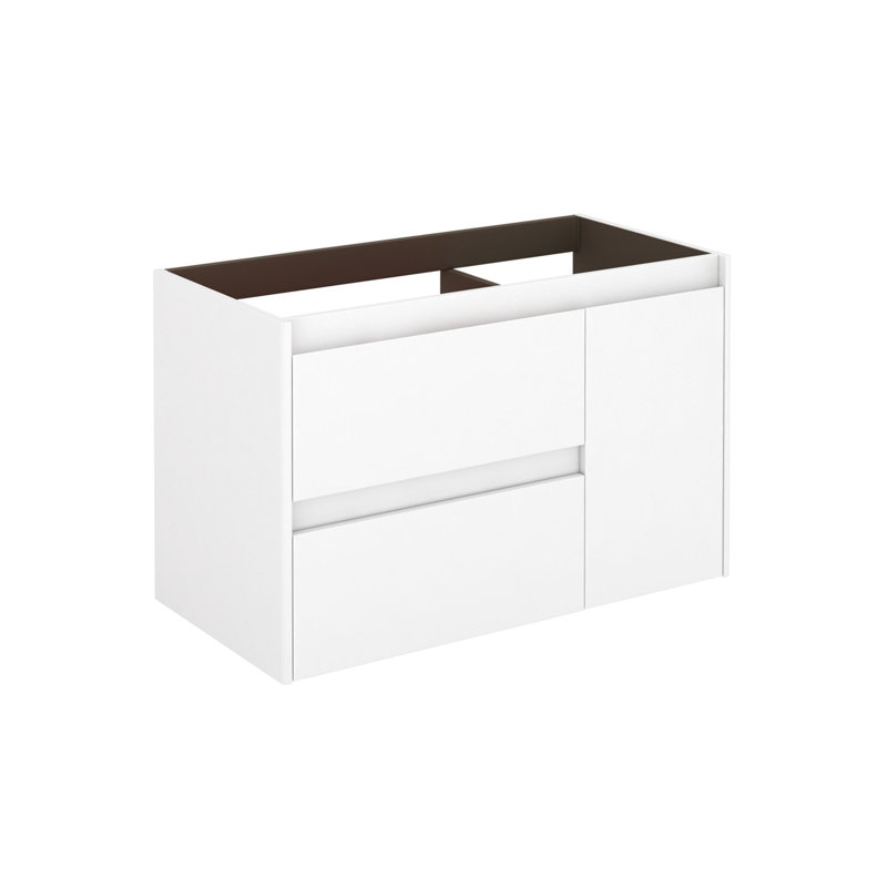 Ambra 35.6'' W Single Vanity, Gloss White