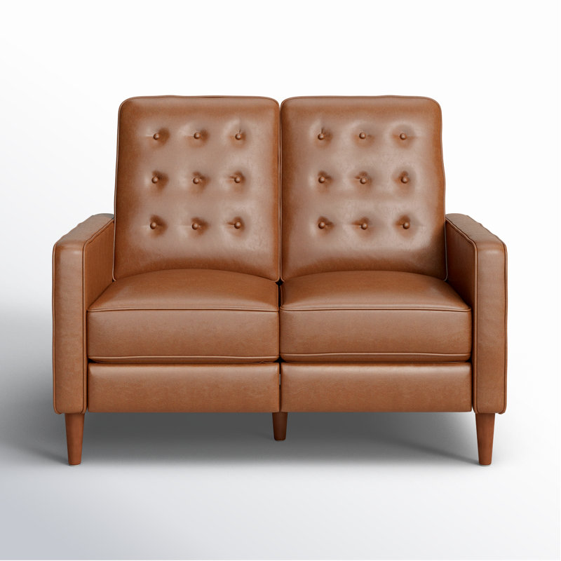 Annchen Upholstered Loveseat Pushback Recliner