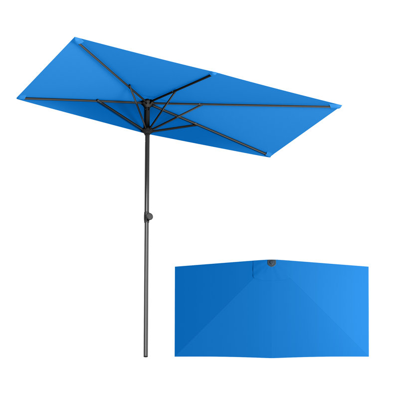 250cm Balcony Parasol, Blue