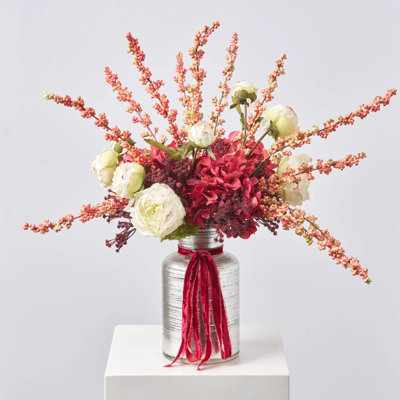 Faux Floral in Vase