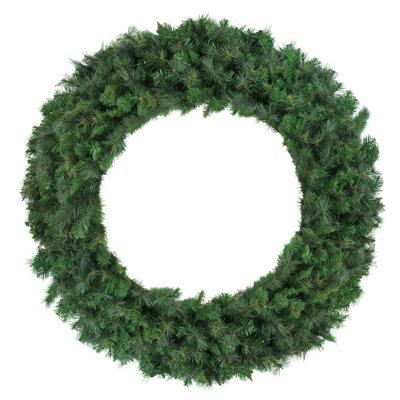 Couronne de Noël artificielle en pin mélangé - non éclairée