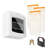 Punch Time Clock, Time Tracker Machine for Employees of Small Business, 6 Punches per Day, Time Clock Punch Machine Includes 102 Time Cards, 1 Ink Ribbon and 2 Security Keys