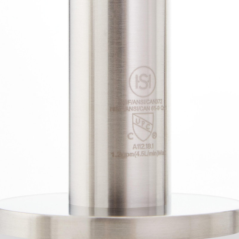 Robinet de salle de bain espacé 1,2 GPM Vassor, Nickel brossé