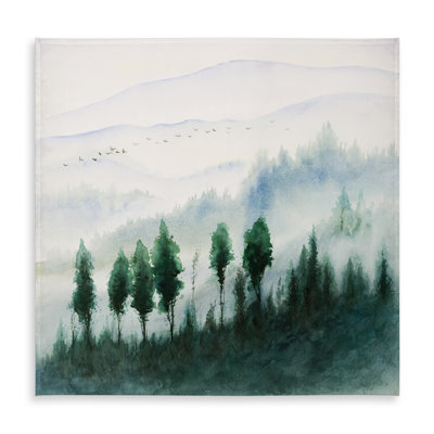 Landscape Watercolor Tablecloth - Indoor/Outdoor Home Decor