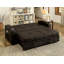 Canapé futon capitonné de style transitionnel