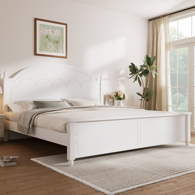Bed With Arched Headboard