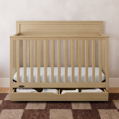 Shiloh 5-In-1 Convertible Crib With Drawer