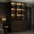 78.7'' H X 47.2'' W X 15.7'' D Glass Door Display Cases With Adjustable Lighting