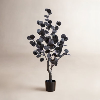 36" Pre-Lit Eucalyptus Tree in Nursery Pot