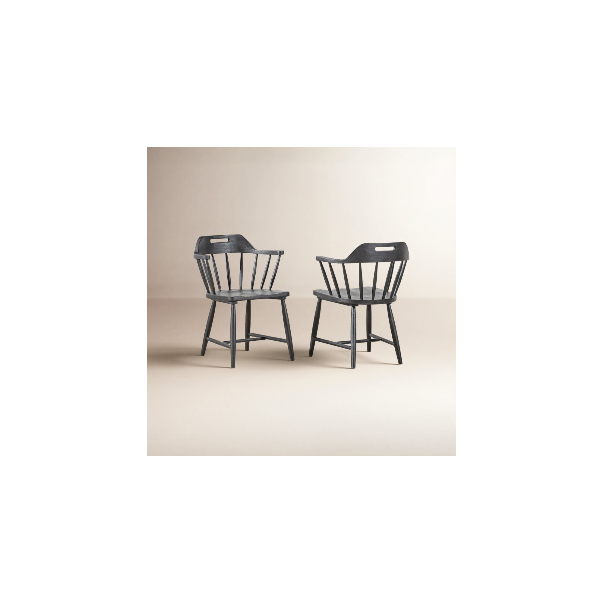 Country Living Windsor Arm Chair 2, Black