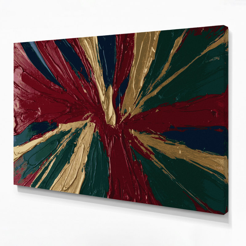 Art mural sur toile Neo Expressionism 64, H 16 po x l 20 po