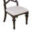 Wood Back Side Chair w/ Upholstered Seat - Set Of 2