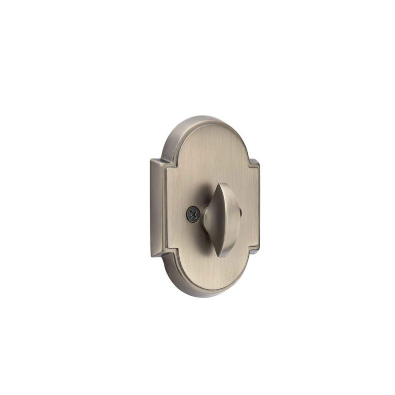 #8 Single Sided Deadbolt Polished Chrome Finish, Pewter