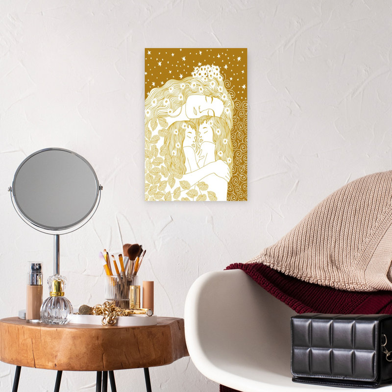 Print, 45.72 cm H x 30.48 cm W, Yellow/White