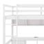 Lit mezzanine avec bureau, armoires, tiroirs et plateau de chevet, station de charge-206648832