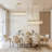 Daine 6-Light Dimmable Rectangle Chandelier