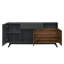Destin 2-Tone Server With Storage In Walnut