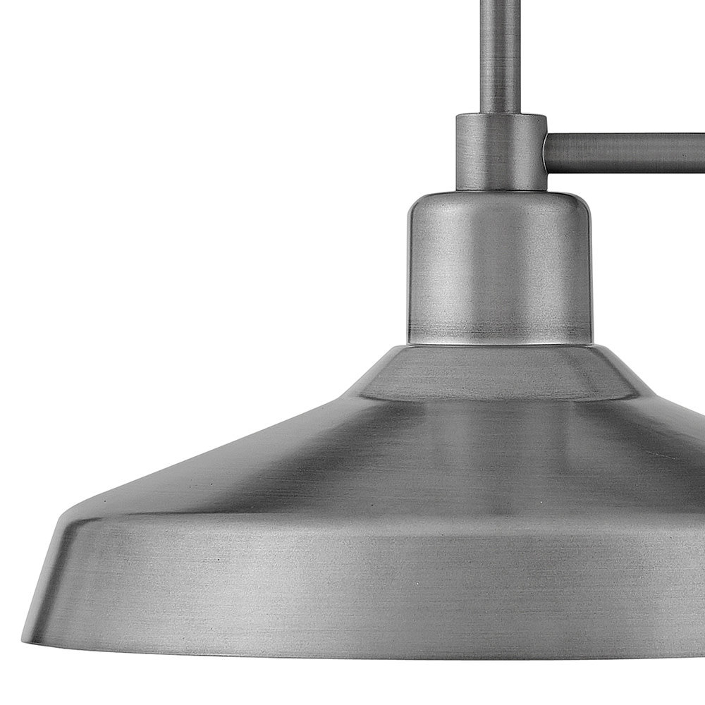 Vanielle Outdoor Barn Light, Antique Brushed Aluminum
