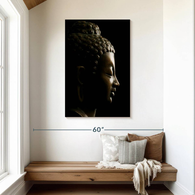 Adella Silhouetted Buddha, 45" H x 30" W