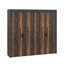 Carennac 4 Door Manufactured Wood Wardrobe
