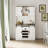 72" Kitchen Pantry with Microwave Shelf