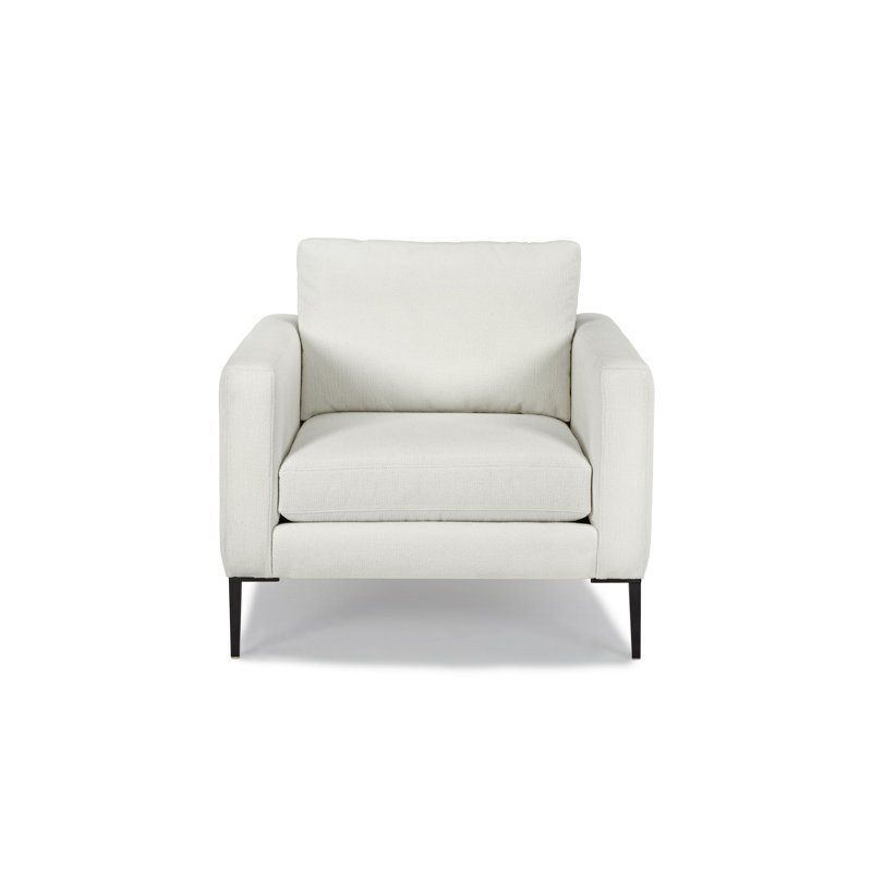 Fauteuil large de 36 po Odin, Mélange de polyester neige
