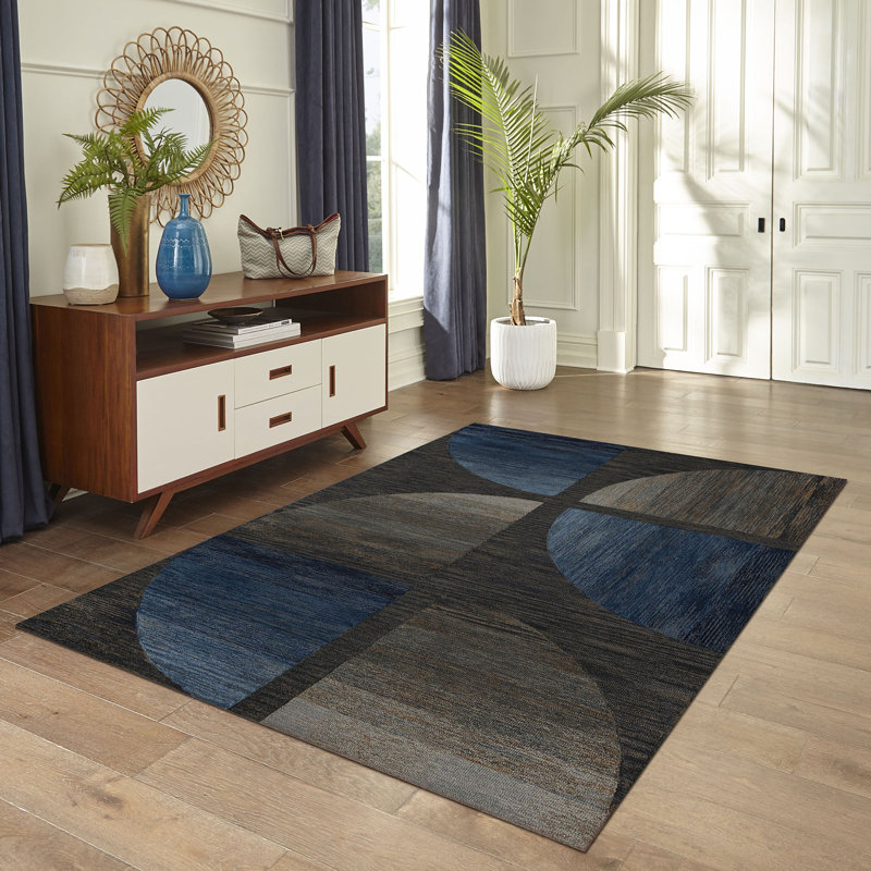 Tapis d'intérieur Chalet Geo, Rectangle 7 pi 6 po x 9 pi 6 po