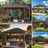 Sunjoy Wilmington 15 Ft. W x 13 Ft. D Steel Patio Gazebo, Hardtop Gazebo Aluminum Frame Gazebo with Planters, Outdoor, Garden, Water Resistant