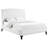 Upholstered Wingback Bed