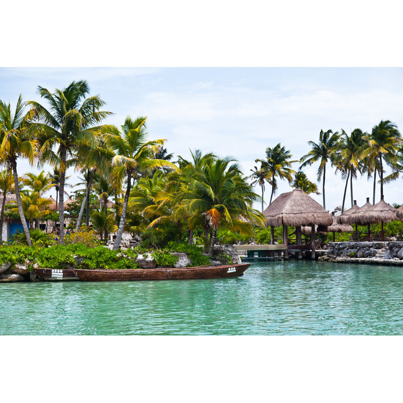 Mayan Riviera Jetty by SOMATUSCANI - Wrapped Canvas Print, 61cm H x 91cm W 