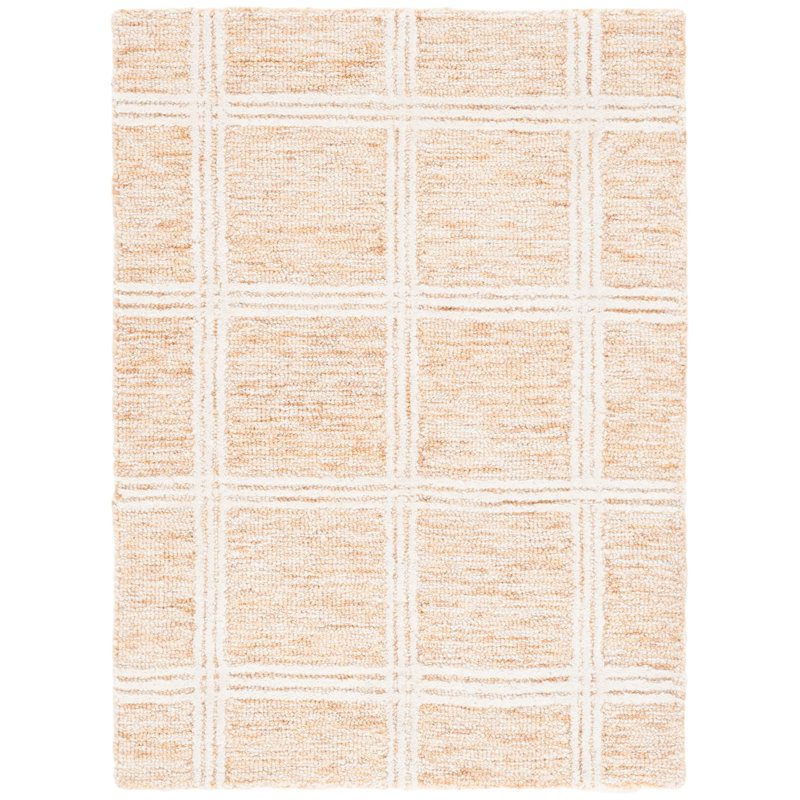 Tapis Turah 103 orange / ivoire, Rectangulaire 3 pi x 5 pi