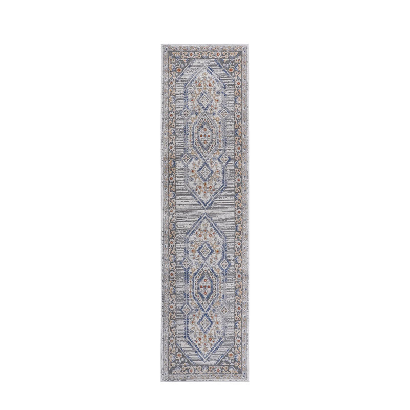 Tapis non pelucheux, élégant et résistant aux taches, Tapis de couloir 2 pi 2 po x 8 pi