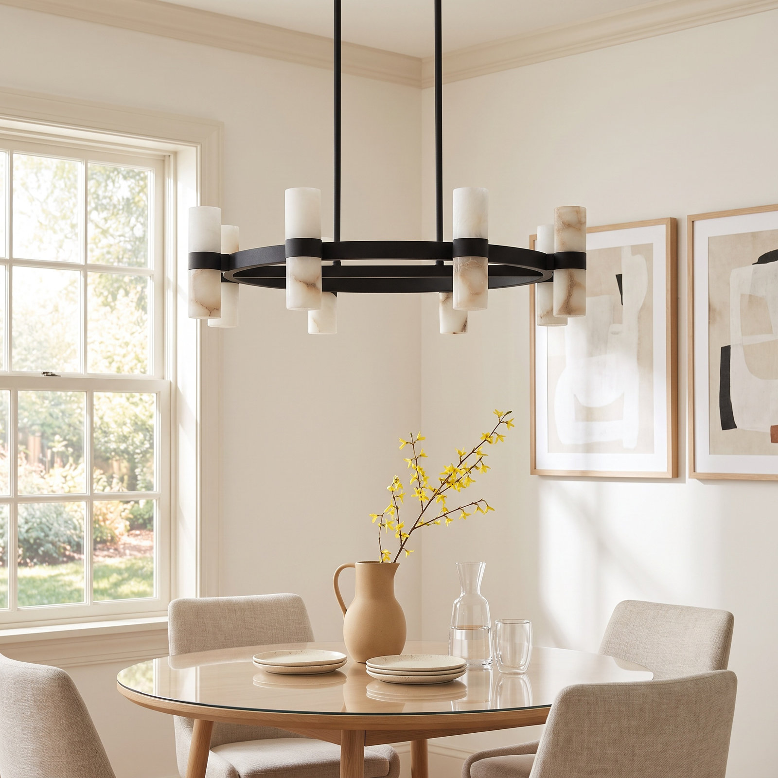 Conners 16 Light Pendant, Black