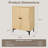 23.6" Wide Boho Rattan Sideboard Buffet Cabinet-2 Doors
