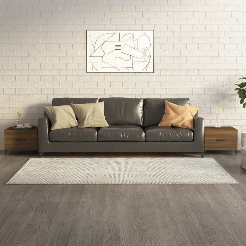 Izzybella Coffee Table with Storage, Brown Oak