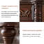 Banc de rangement en bois manufacturé brun-1693947809