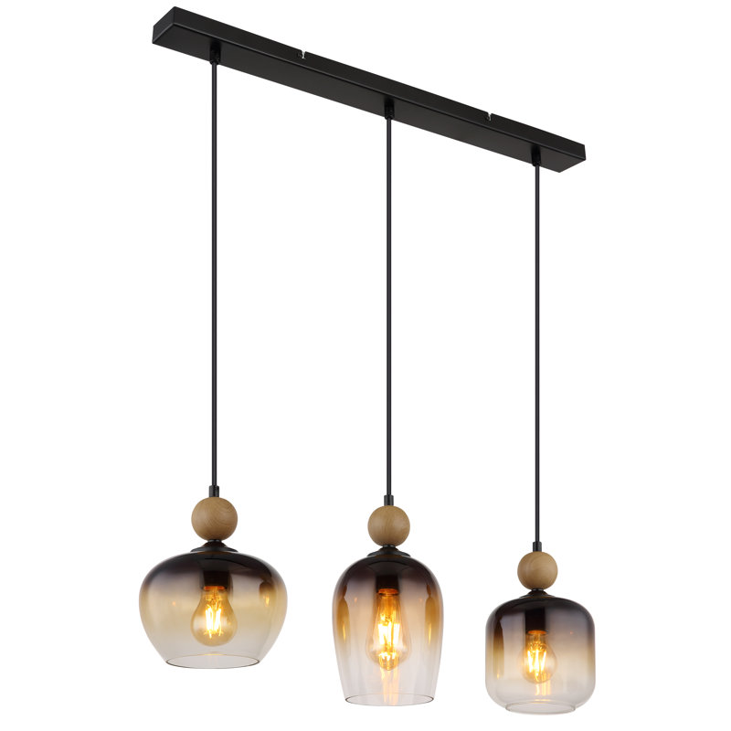 Chariss 3 - Light Matte Black Pendant
