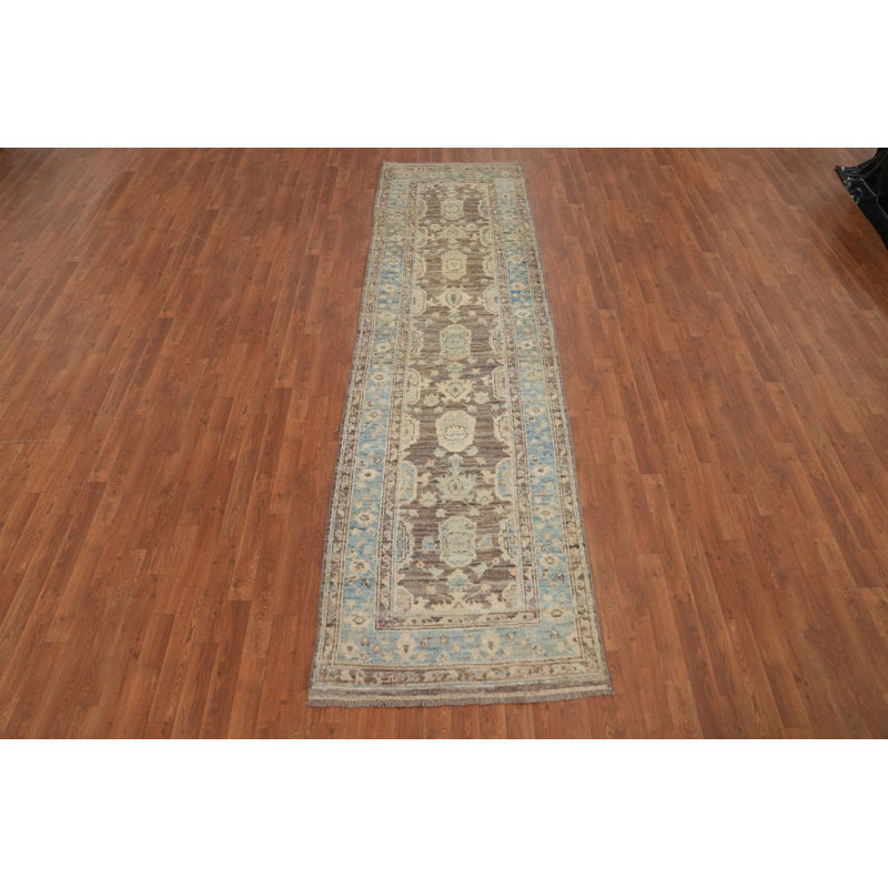 Tapis de couloir gris Oushak