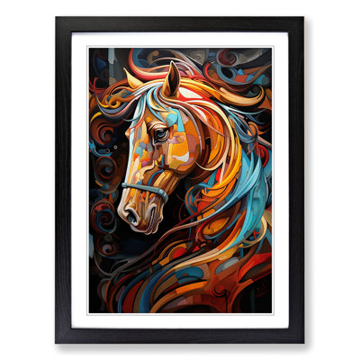 Horse Orphism No.2 - Framed Print
