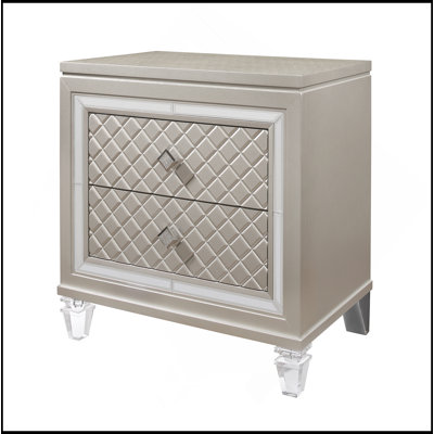 GLAM CHAMPAGNE NIGHTSTAND