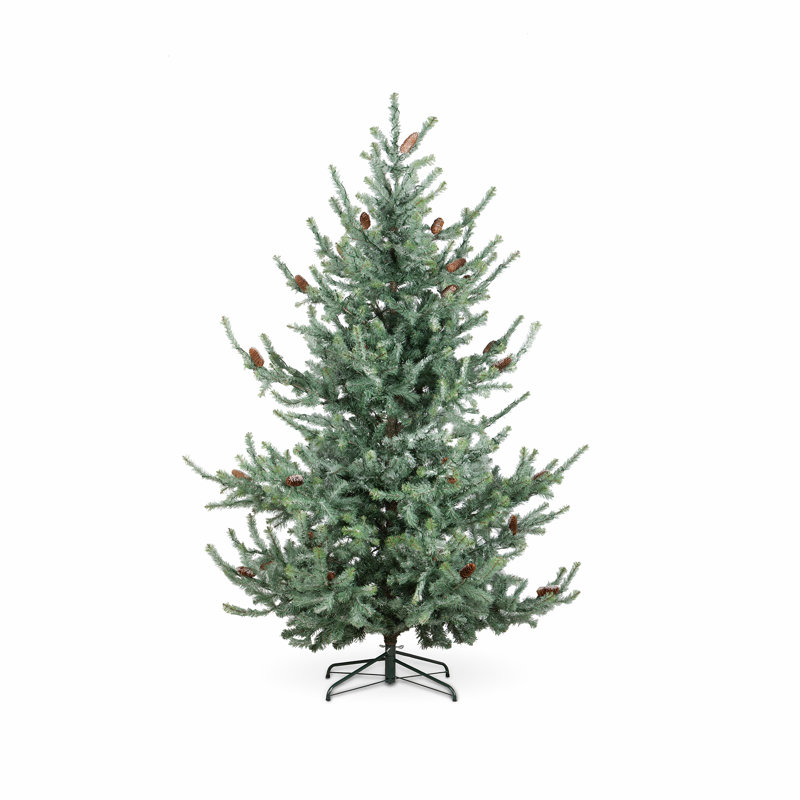 Lighted Artificial Christmas Tree, 7' H